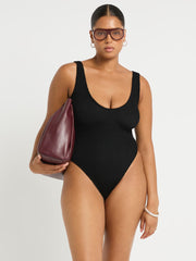 Bond-eye Curve Mara One Piece in Black, view 1, click to see full size