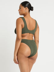 Bond-eye Curve Scout Crop in Khaki, view 2, click to see full size