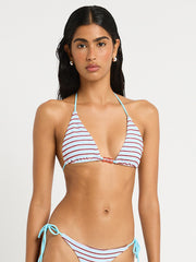 Bond-eye Beaded Ingrid Triangle in Volley, view 1, click to see full size