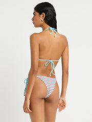 Bond-eye Beaded Ingrid Triangle in Volley, view 2, click to see full size