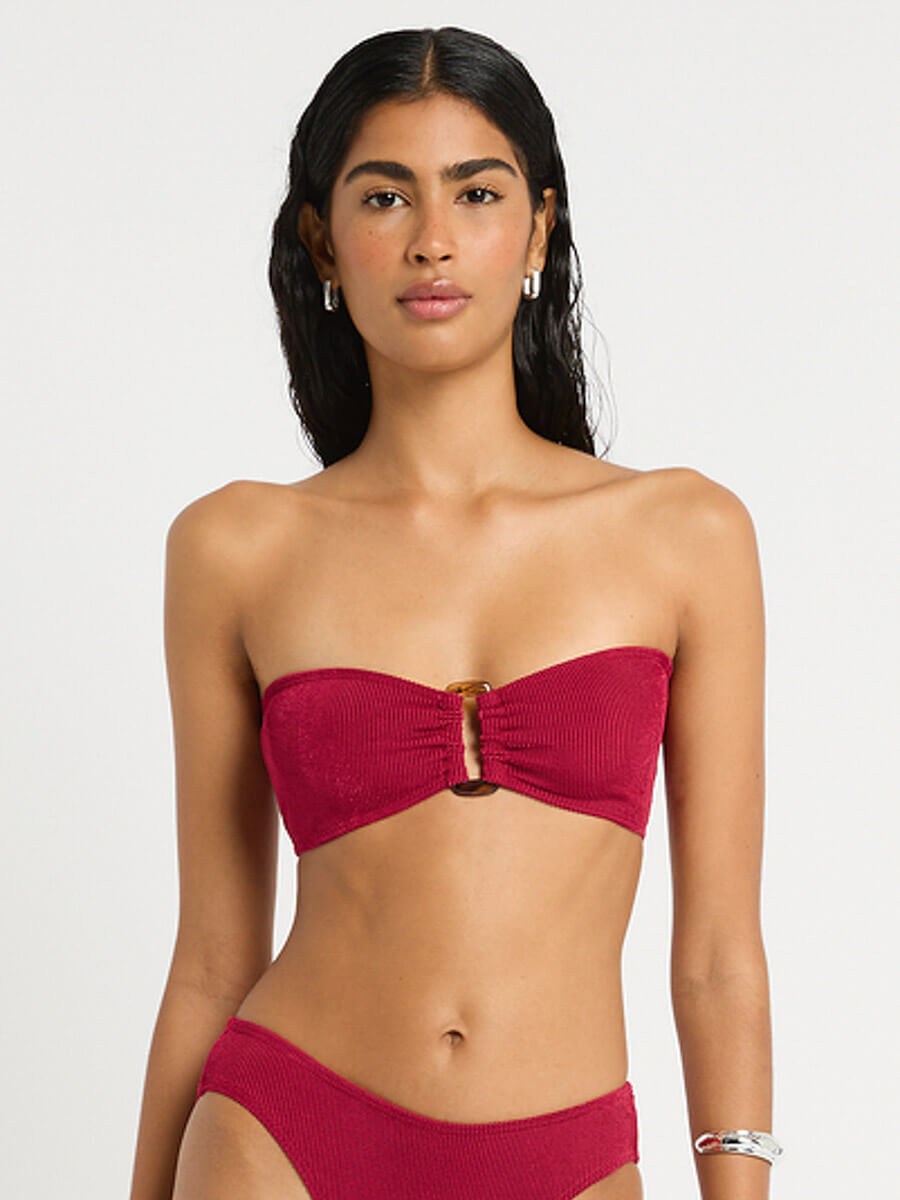 Bond-eye Brooklyn Bandeau in Wine