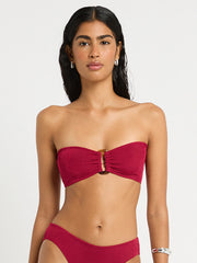 Bond-eye Brooklyn Bandeau in Wine, view 1, click to see full size