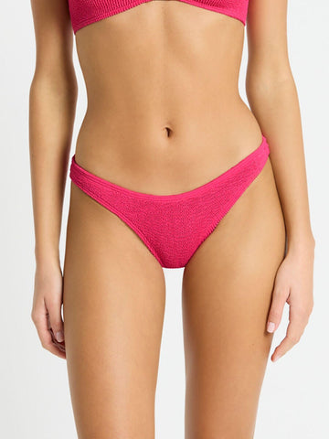 Bond-eye Sign Brief in Raspberry Recycled