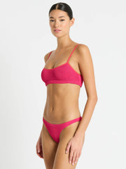 Bond-eye Vista Brief in Raspberry Recycled, view 3, click to see full size