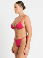 Bond-eye Anisha Brief in Raspberry Recycled, view 3, click to see full size