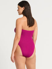 Blake One Piece in Magenta Recycled, view 5, click to see full size
