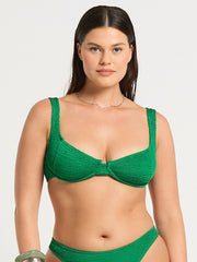 Levi Balconette in Emerald Shimmer, view 1, click to see full size