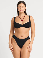 Bond-eye Olivia Brief in Black Shimmer, view 3, click to see full size