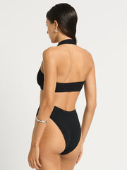 Bond-eye Bailey Crop in Black, view 2, click to see full size