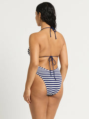 Bond-eye Beaded Fowler One Piece in Navy/White, view 5, click to see full size