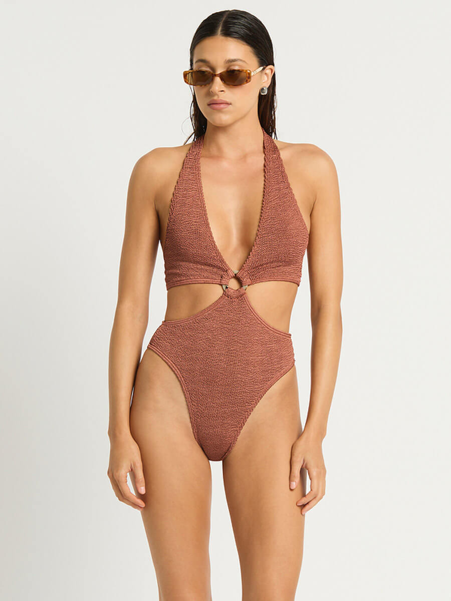 Bond-eye Celeste One Piece in Fawn