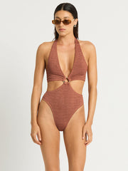 Bond-eye Celeste One Piece in Fawn, view 1, click to see full size