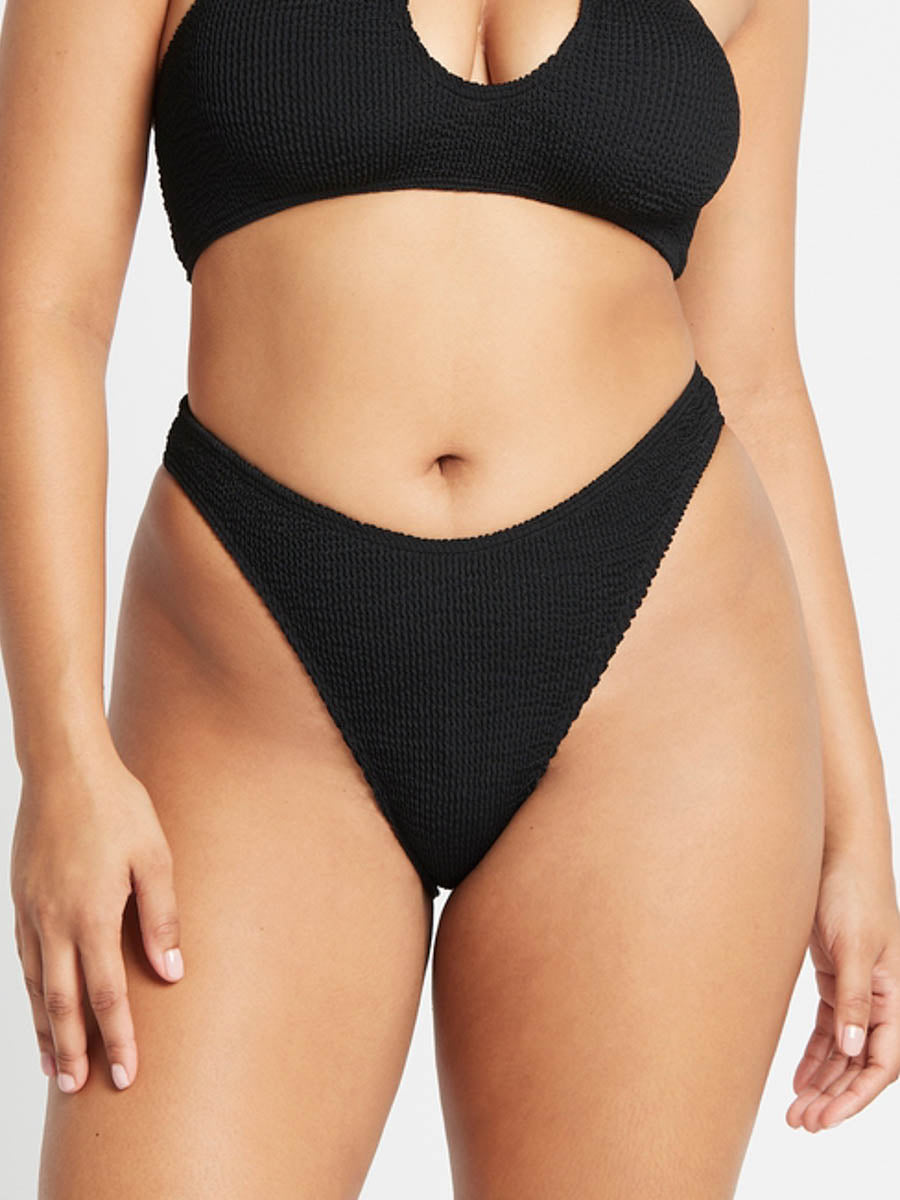 Christy Brief High Cut in Black