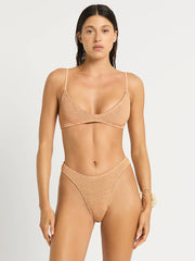 Bond-eye Christy Brief in Seashell Lurex, view 3, click to see full size