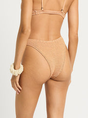 Bond-eye Christy Brief in Seashell Lurex, view 2, click to see full size