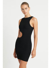 Bond-eye Elissa Dress in Black, view 3, click to see full size