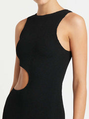 Bond-eye Elissa Dress in Black, view 4, click to see full size