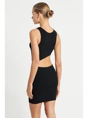 Bond-eye Elissa Dress in Black, view 2, click to see full size