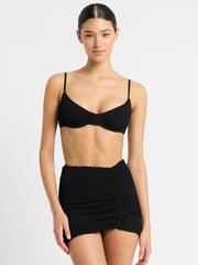 Bond-eye Gracie Balconette Top In Black, view 4, click to see full size