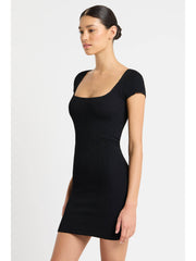 Bond-eye Jerrie Dress In Black, view 2, click to see full size