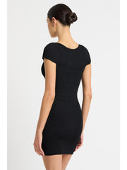 Bond-eye Jerrie Dress In Black, view 3, click to see full size