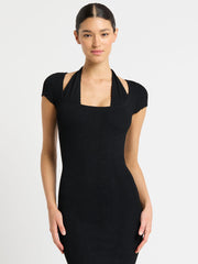 Bond-eye Jerrie Dress In Black, view 4, click to see full size