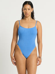 Low Palace One Piece in French Blue Diamond