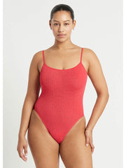 Bond-eye Eco Low Palace One Piece In Guava, view 1, click to see full size