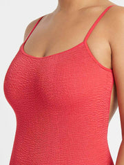 Bond-eye Eco Low Palace One Piece In Guava, view 4, click to see full size