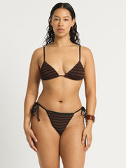 Luana Triangle in Carob/Black, view 3, click to see full size