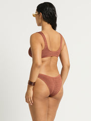 Bond-eye Malibu 2.0 Crop Top in Fawn, view 2, click to see full size