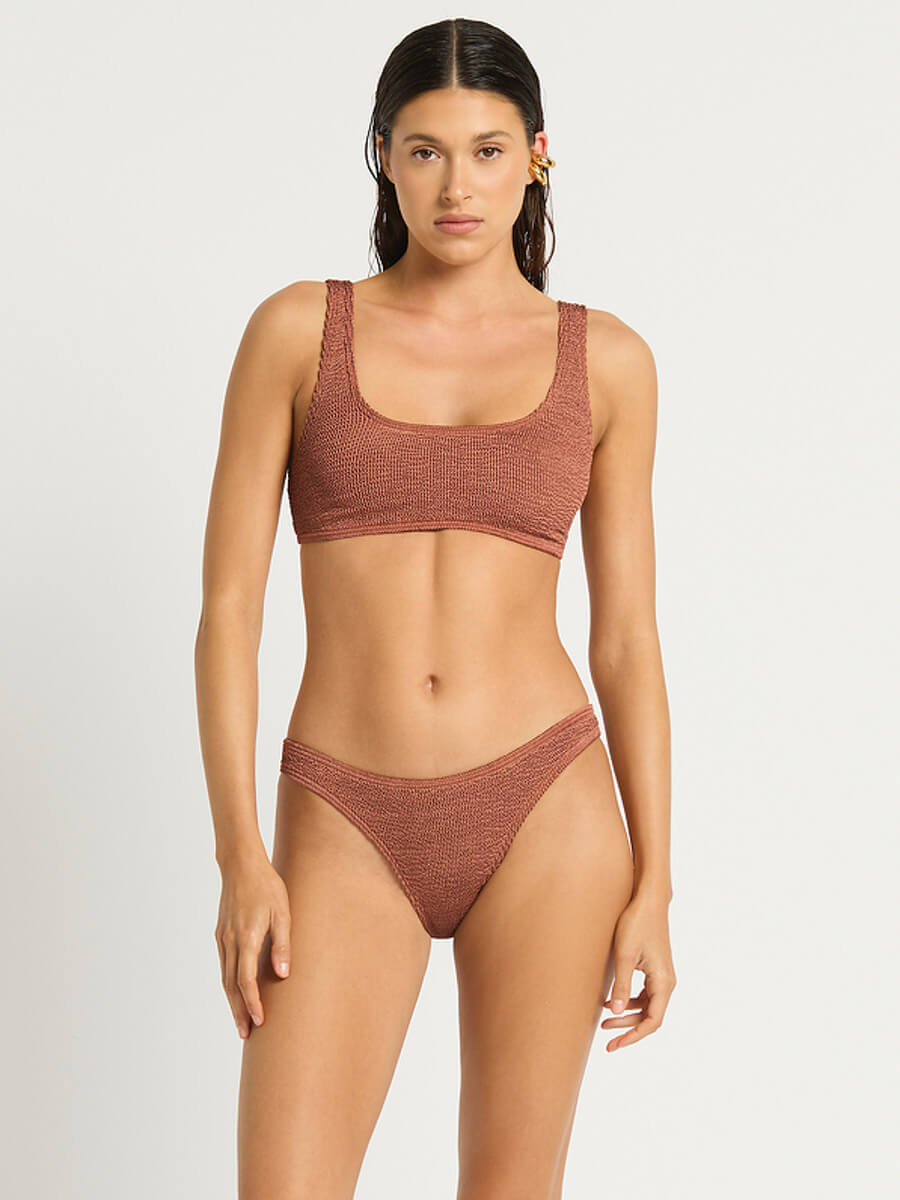 Bond-eye Malibu 2.0 Crop Top in Fawn