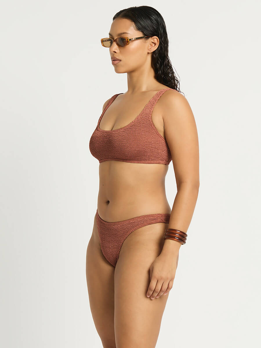 Bond-eye Malibu 2.0 Crop Top in Fawn