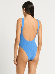 Bond-eye Mara One Piece in French Blue Diamond, view 2, click to see full size