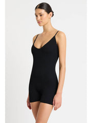 Bond-eye Rene Playsuit In Black, view 3, click to see full size
