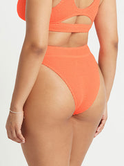 Bond-eye Savannah Brief Eco Bottoms In Neon Orange, view 2, click to see full size