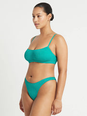 Bond-eye Shimmer Scene Brief in Turquoise, view 4, click to see full size