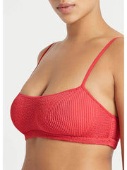 Bond-eye Eco Strap Saint Crop In Guava, view 4, click to see full size