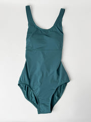 Crossover Back One Piece In Spruce, view 1, click to see full size