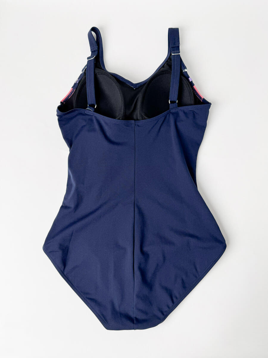 Princess Splice One Piece In Navy/Pink
