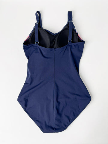 Princess Splice One Piece In Navy/Pink