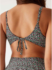 Frankies Bikinis Cola Top in Summer Nights, view 2, click to see full size