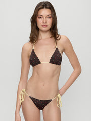 Frankies Bikinis Nick Top in Honey Bug, view 3, click to see full size