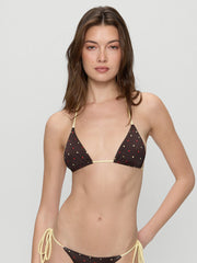 Frankies Bikinis Nick Top in Honey Bug, view 1, click to see full size