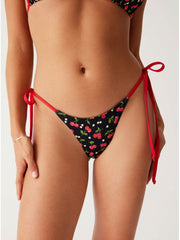Frankies Bikinis Divine Bottom in Cherry Hearts, view 1, click to see full size