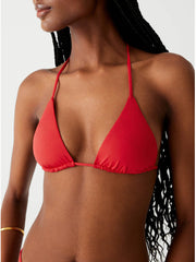 Frankies Bikinis Nick Top in True Red, view 1, click to see full size