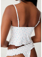 Frankies Bikinis Penelope Top in Sweet Meadow, view 2, click to see full size
