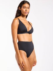 Jets High Waist Pant In Black, view 4, click to see full size