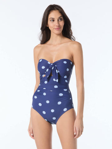Kate Spade Bandeau One Piece in North Sea