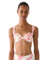 Kate Spade Underwire Bra Top in Light Cantaloupe, view 1, click to see full size